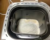 ピザ釜でナン、生地はＨBで作り方3写真