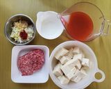 我が家の絶品♪ピリ辛麻婆豆腐作り方1写真