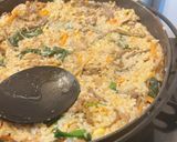 【すき焼き鍋で】石焼き風ビビンバ作り方6写真