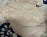 きゅうりと鶏むね肉の中華風酢の物作り方1写真