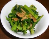 菜の花のなめ茸和え作り方4写真