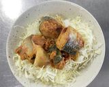 5分でできる！さば味噌煮丼作り方1写真