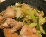 簡単 鶏もも肉と長ネギのポン酢炒め作り方5写真