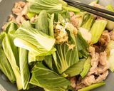 豚こまとチンゲン菜のしょうが炒め作り方4写真