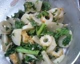かぶとわさび菜パスタ作り方3写真