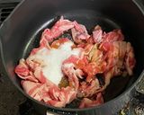 白菜と牛バラ切り落としの甘辛煮作り方2写真