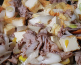 厚揚げと豚肉と長ねぎのタレまかせ作り方3写真