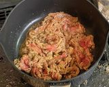 白菜と牛バラ切り落としの甘辛煮作り方3写真