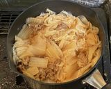 白菜と牛バラ切り落としの甘辛煮作り方5写真