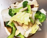 お一人様☆きな粉甘味噌根菜たっぷり野菜炒作り方10写真