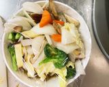 お一人様☆きな粉甘味噌根菜たっぷり野菜炒作り方11写真
