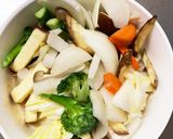 お一人様☆きな粉甘味噌根菜たっぷり野菜炒作り方13写真