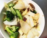 お一人様☆きな粉甘味噌根菜たっぷり野菜炒作り方14写真