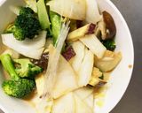 お一人様☆きな粉甘味噌根菜たっぷり野菜炒作り方15写真