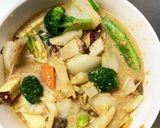お一人様☆きな粉甘味噌根菜たっぷり野菜炒作り方18写真
