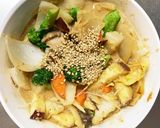 お一人様☆きな粉甘味噌根菜たっぷり野菜炒作り方20写真