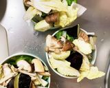 きな粉上海焼きそば味豚こま大根青椒肉絲風作り方11写真