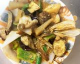 きな粉上海焼きそば味豚こま大根青椒肉絲風作り方14写真