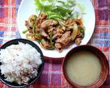 玉ねぎ、ピーマン入り！豚肉の生姜焼き♪作り方6写真