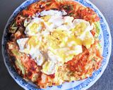ネギまみれお好み焼き作り方9写真