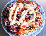 ネギまみれお好み焼き作り方10写真
