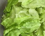 レタスと卵のスープ作り方1写真