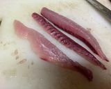 アジ２尾で、刺身塩焼きお汁、３度美味しい作り方8写真
