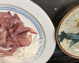 アジ２尾で、刺身塩焼きお汁、３度美味しい作り方9写真