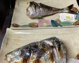 アジ２尾で、刺身塩焼きお汁、３度美味しい作り方12写真