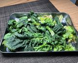 冬限定の縮みほうれん草＋Wいも味噌汁作り方1写真
