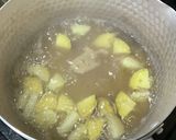 冬限定の縮みほうれん草＋Wいも味噌汁作り方2写真