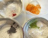 カラフル米粉ボール作り方1写真