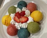 カラフル米粉ボールタワー作り方3写真