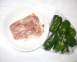 ピーマン鶏肉炒め♪簡単疲れ冷え痛みに薬膳作り方1写真