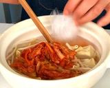 高野豆腐のチゲ鍋作り方6写真