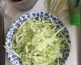 鶏ささ身わさび醤油丼作り方1写真
