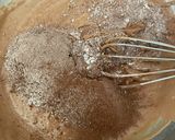 2層仕立てのチョコレートチーズケーキ作り方11写真