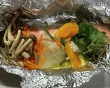 塩麹、玉ねぎ麹、バターの鮭野菜ホイル焼き作り方7写真