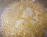 ラーメンに近いスープパスタ〜ねぎ塩味〜作り方4写真