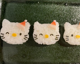 簡単 幼稚園 おにぎり キティちゃん作り方8写真