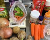 牛すじ肉でビーフシチュー作り方1写真