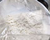透明保存袋で混ぜて作るクッキー レッド作り方1写真