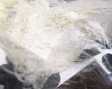 透明保存袋で混ぜて作るクッキー レッド作り方11写真
