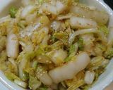 簡単！地味だが美味！白菜と塩昆布のスープ作り方5写真
