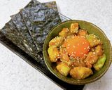 簡単に一品♪アボカドユッケ作り方5写真