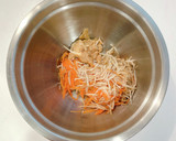 ごぼうとにんじんのごまサラダ作り方3写真