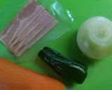 野菜たっぷりのせ　熱々トースト作り方1写真