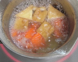 減塩　厚揚げと人参の煮物作り方3写真