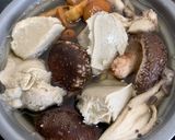 一人で年越し蕎麦がきのこ鍋作り方2写真