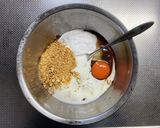 クッキーonみかんの皮入米粉のブラウニー作り方2写真